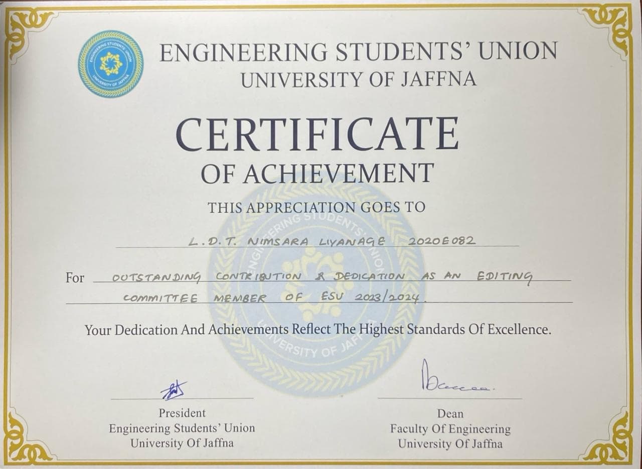 Web Master — Engineering Student Union